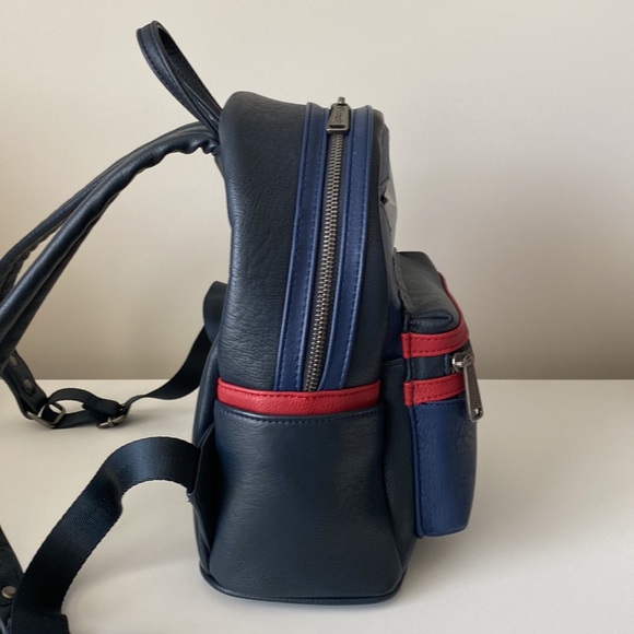 Marvel Captain America Loungefly Backpack - Picture 4 of 6